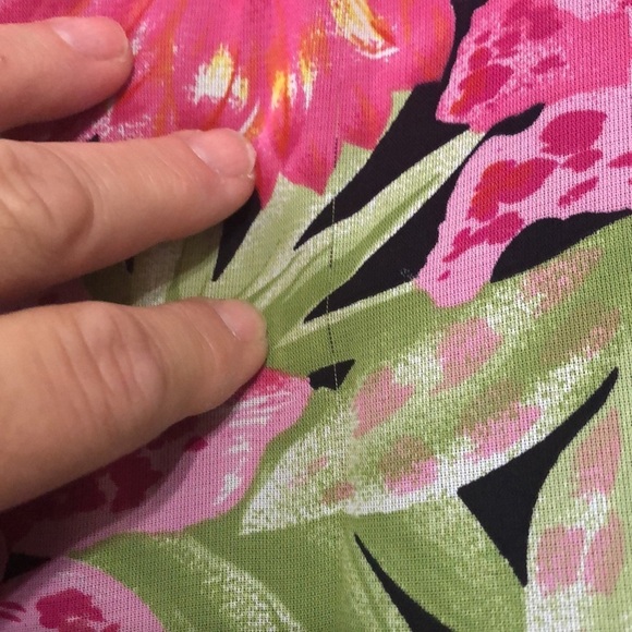 Vibrant floral skirt size 10P - Picture 4 of 11